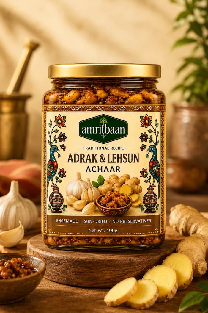 Adrak and Lehsun ka Achaar
